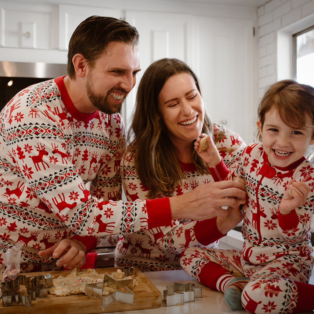 Collin and Family Making Cookies for Holidays