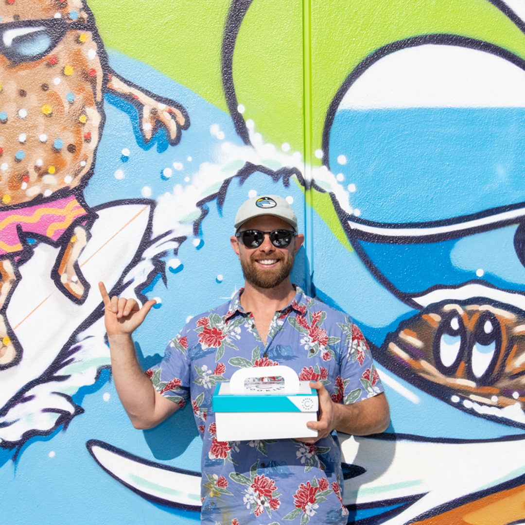 The Perfect Summer in San Diego - Rock Sign in Front of Cravory Store