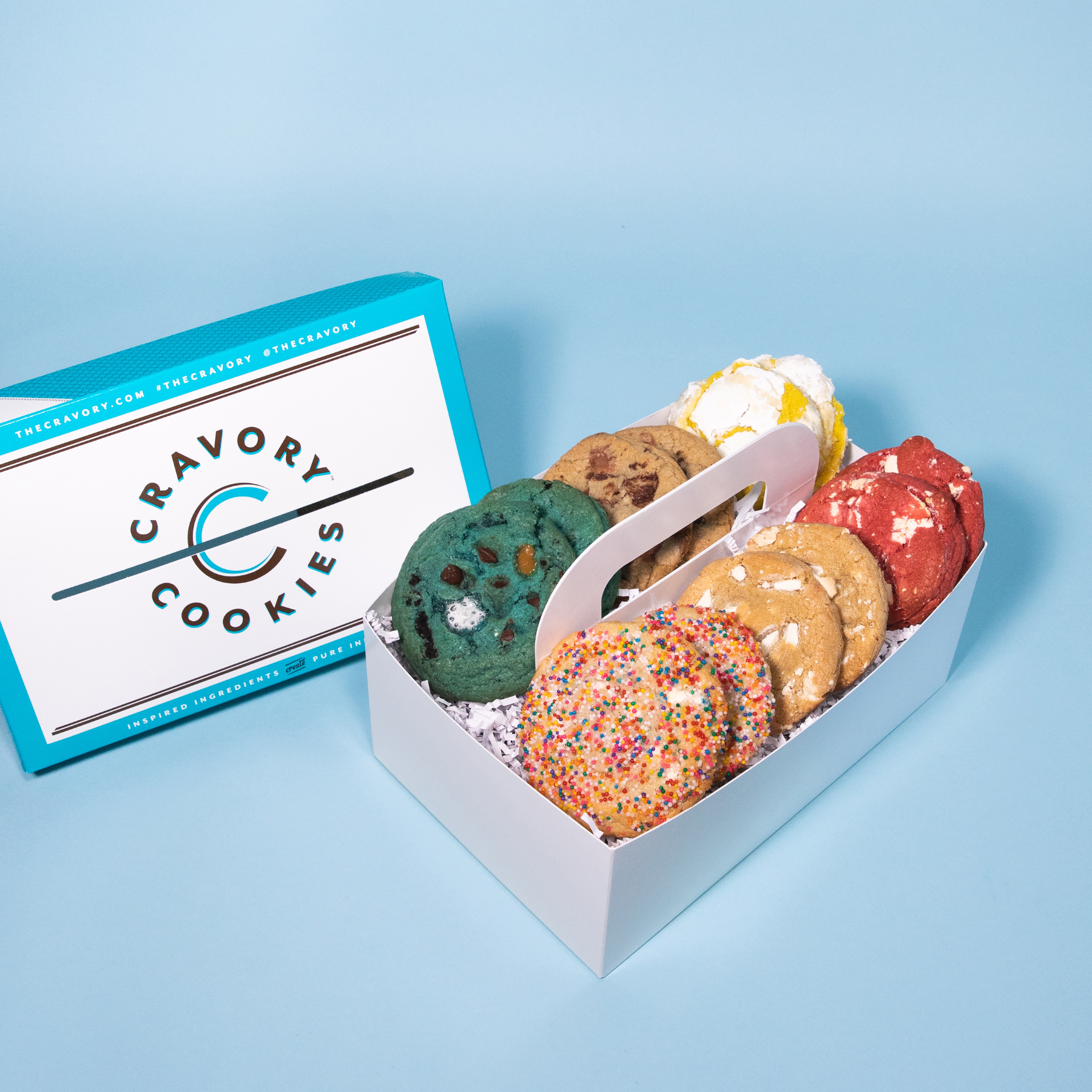 OSU Striped One Dozen Cookie Gift Box - Assorted Flavors