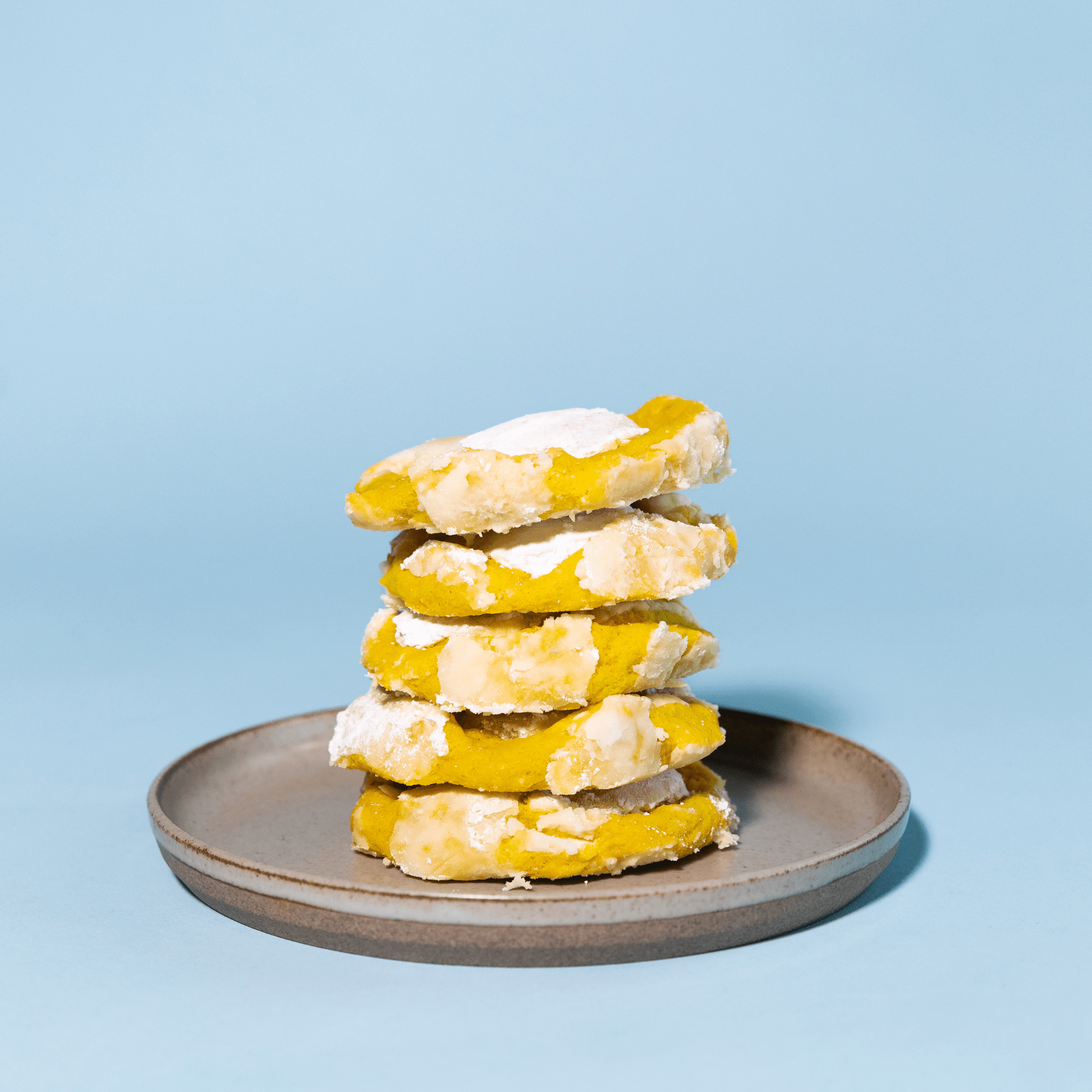Lemon Bar Cookiesb stacked