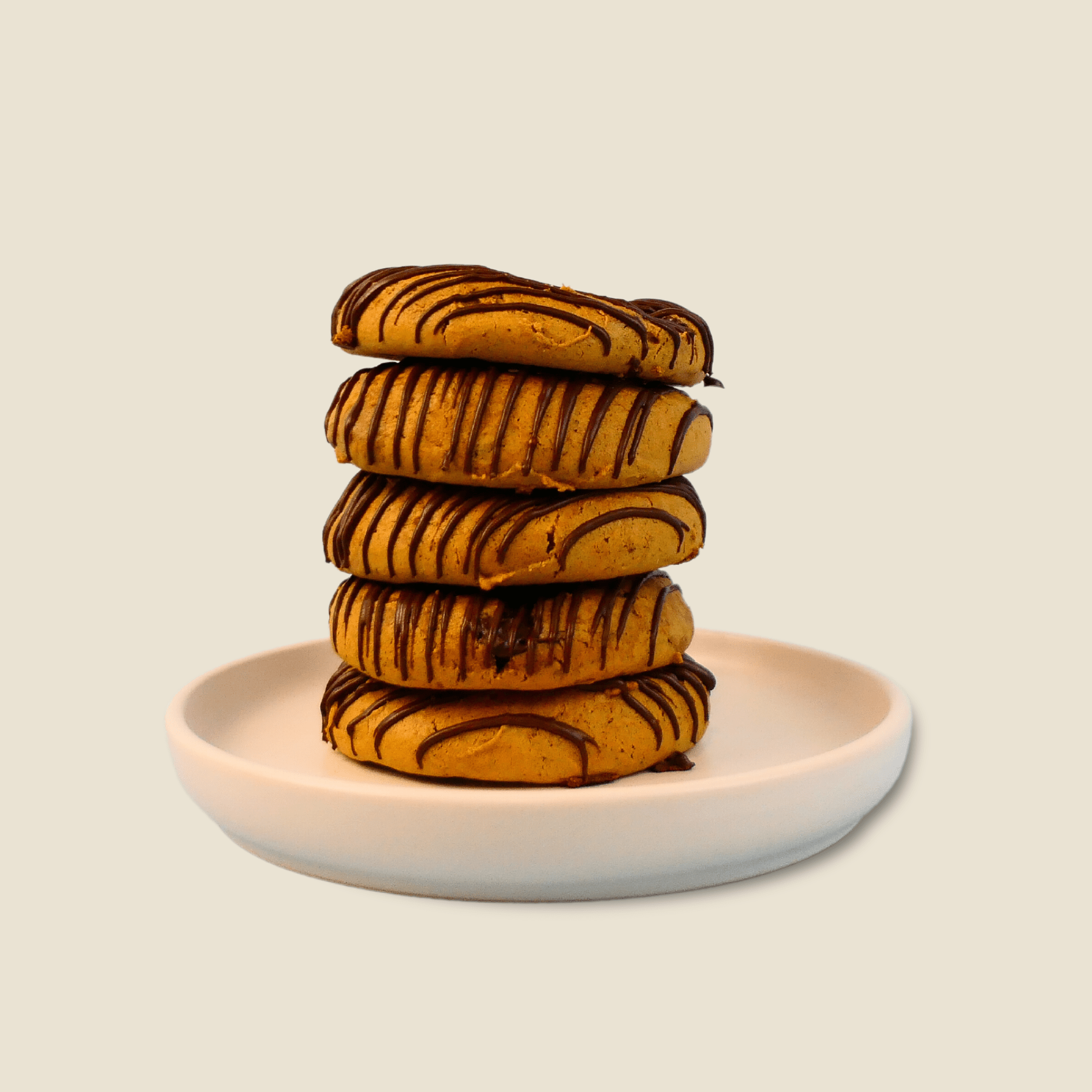 Pumpkin Dark Chocolate Cookies