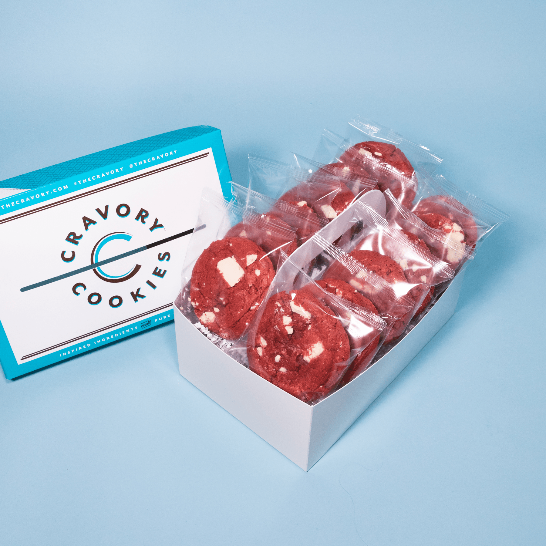 Red Velvet Cookies in box