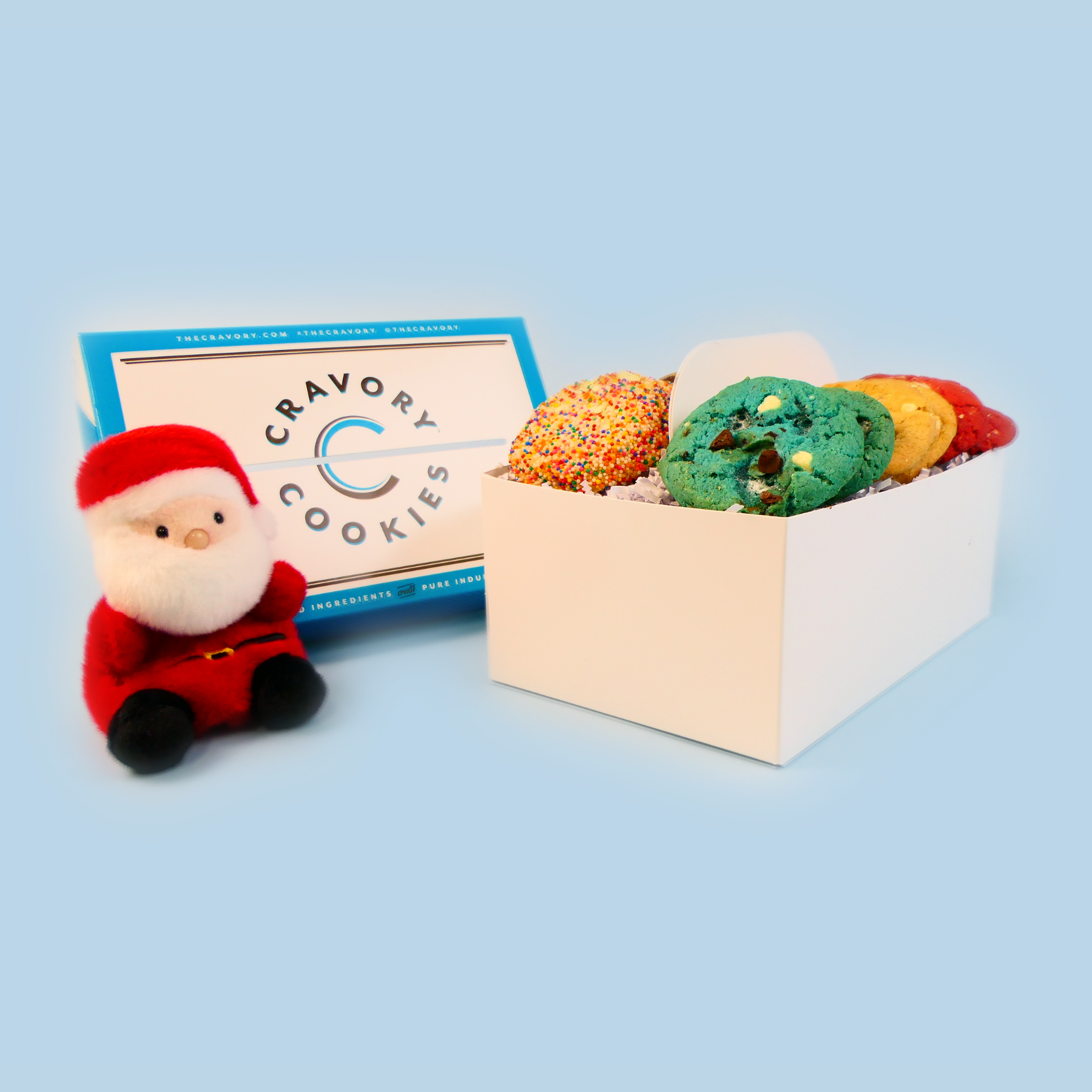 Kids Cookie Box - Santa