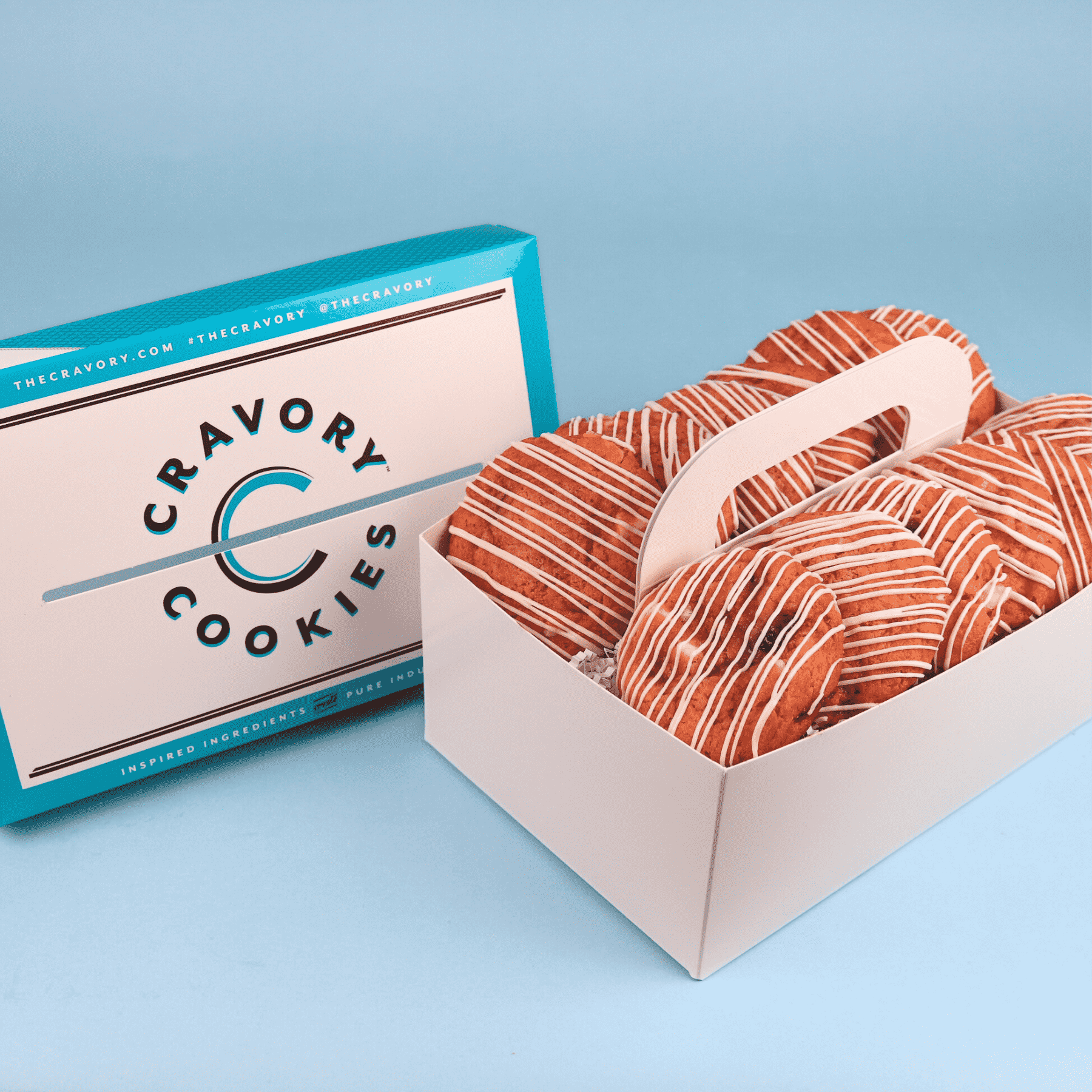Strawberry cream pie box of one dozen cookies