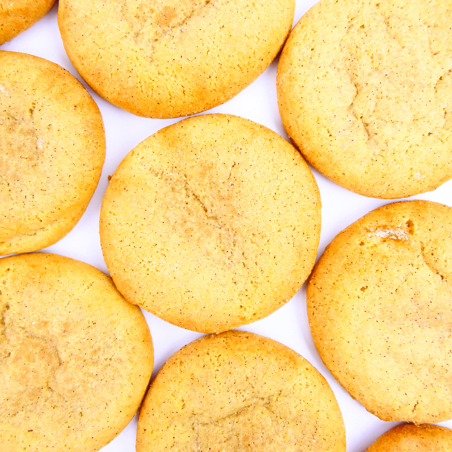 Banana Cheesecake Cookies - Flatlay