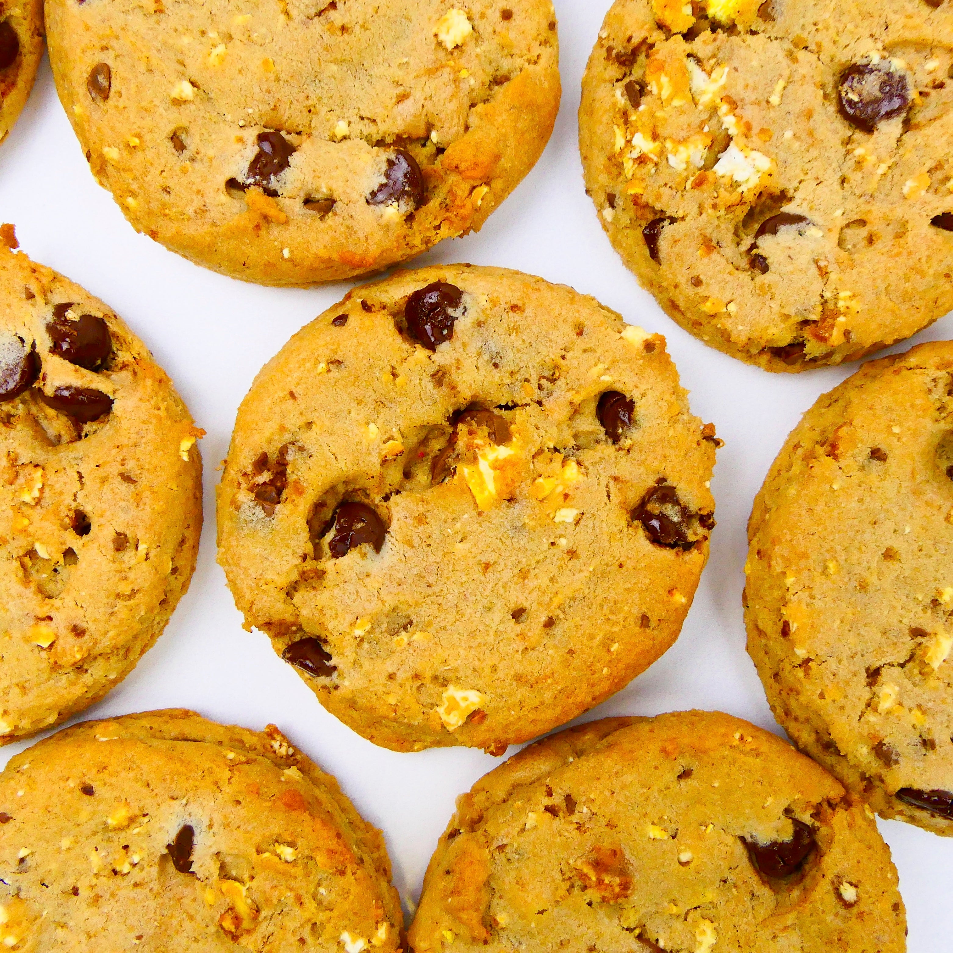 Caramel Chocolate Popcorn Cookies
