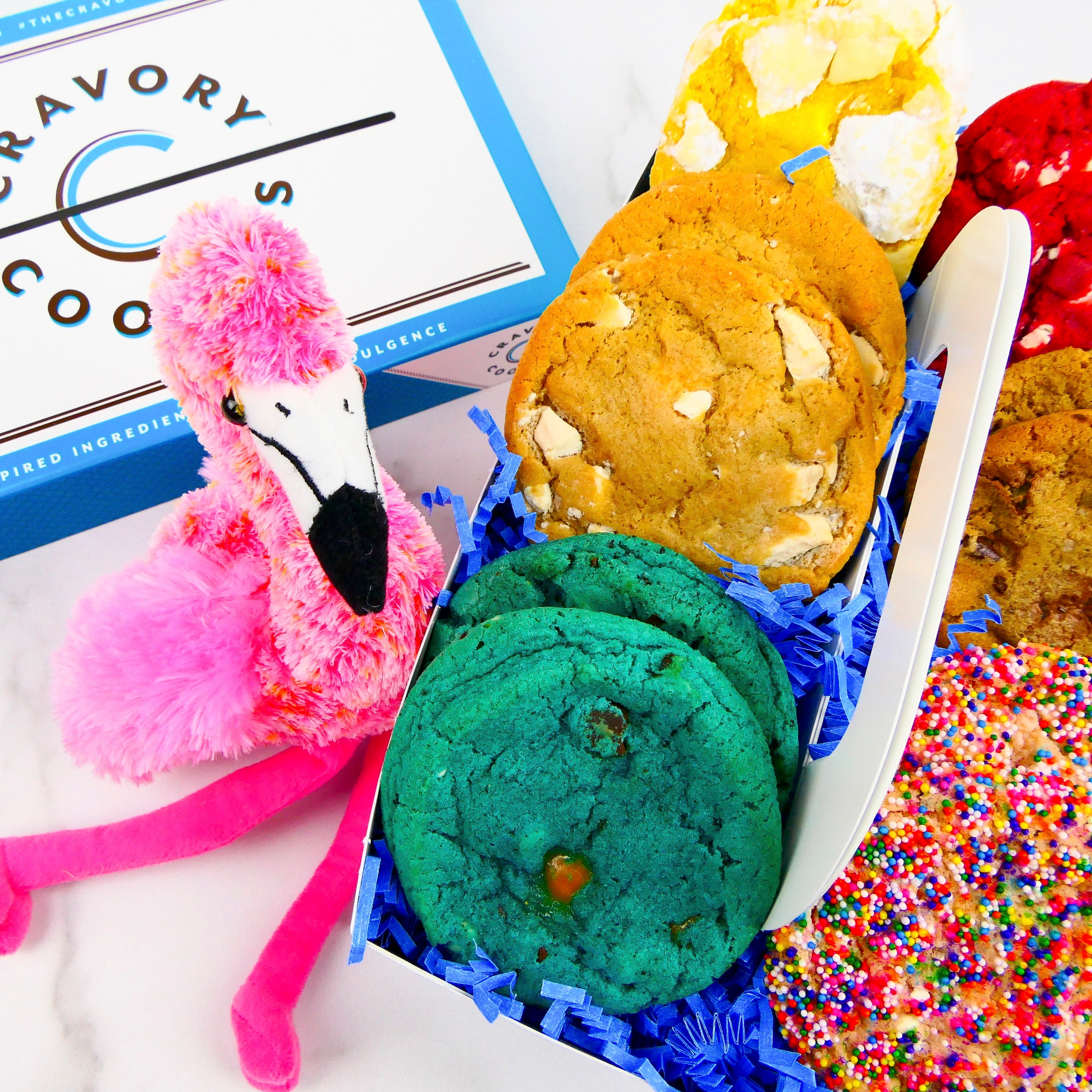 Kids Cookie Box - Flamingo