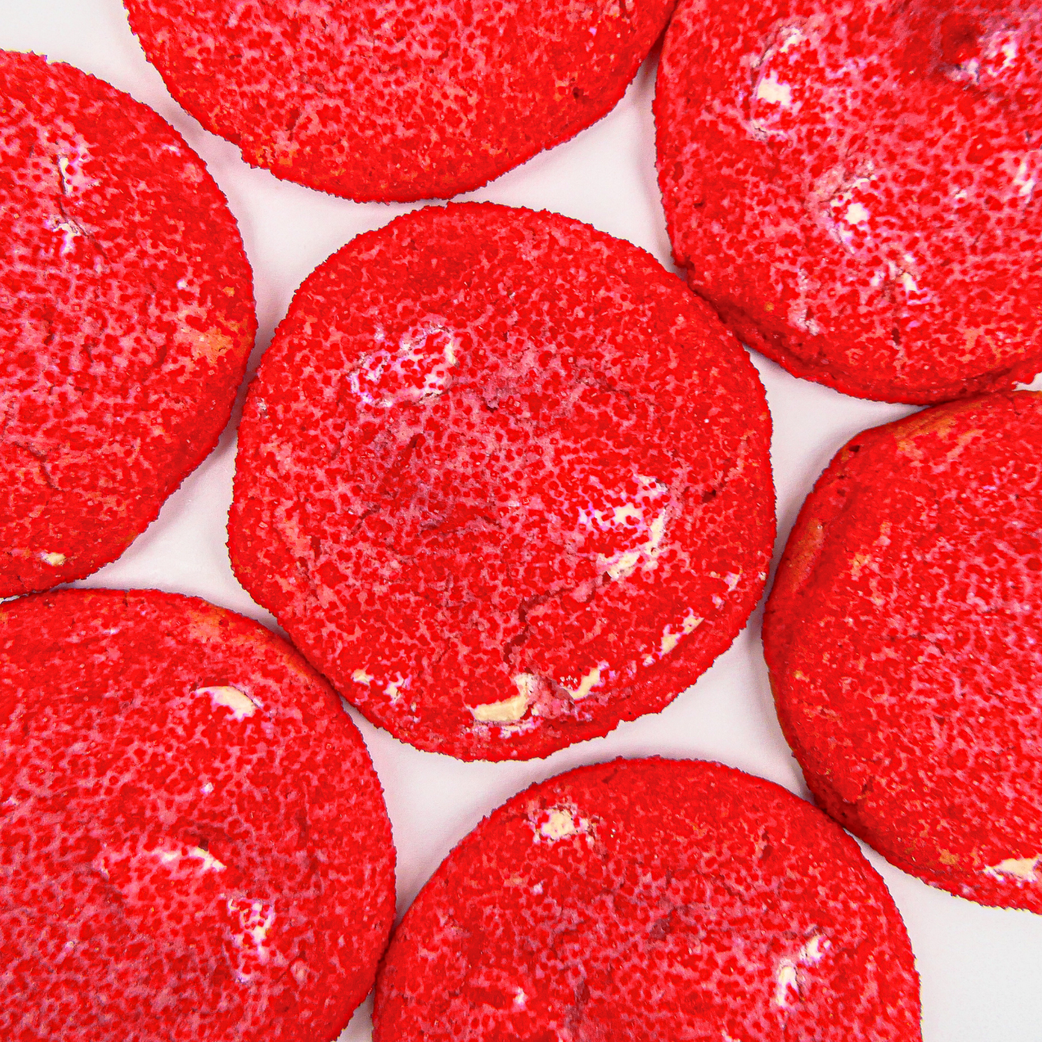 Pink Squirrel Cookies - Red Sugar Cookies