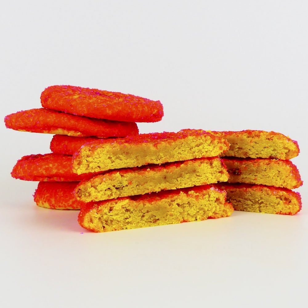 Raspberry Lemonade Cookies - Side View