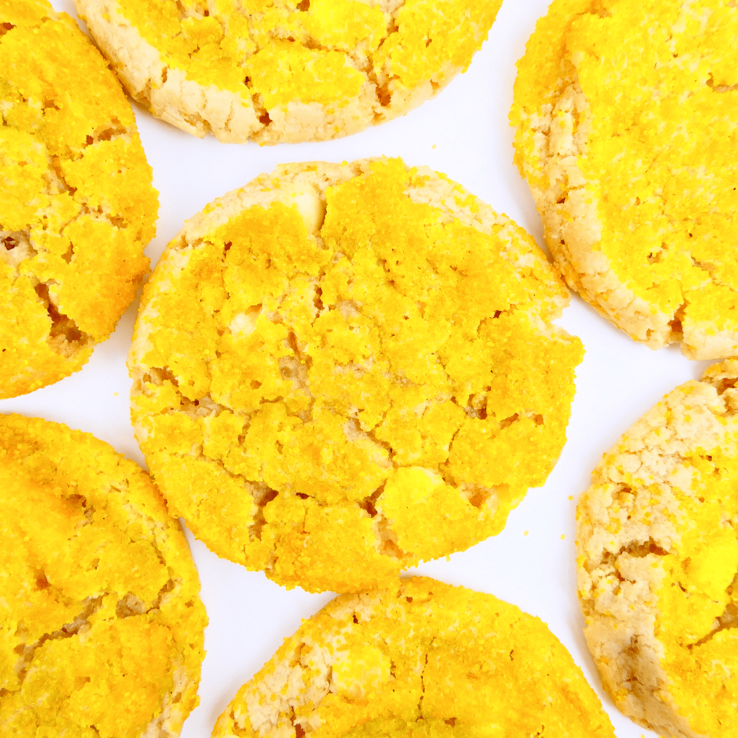 Gold Coin Cookies - Flatlay