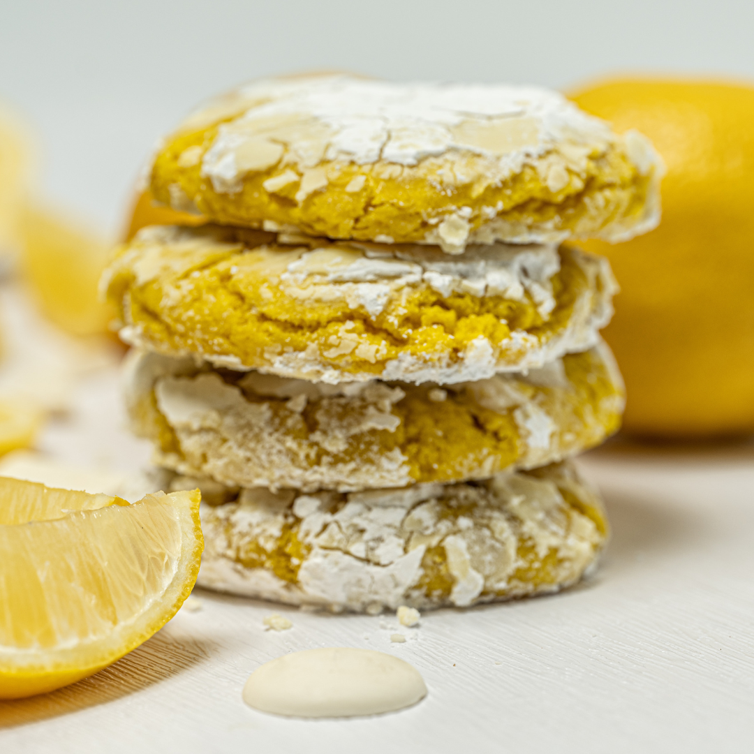 How to Make Hard Cookies Soft Again - Lemon Bar Cookies Stacked