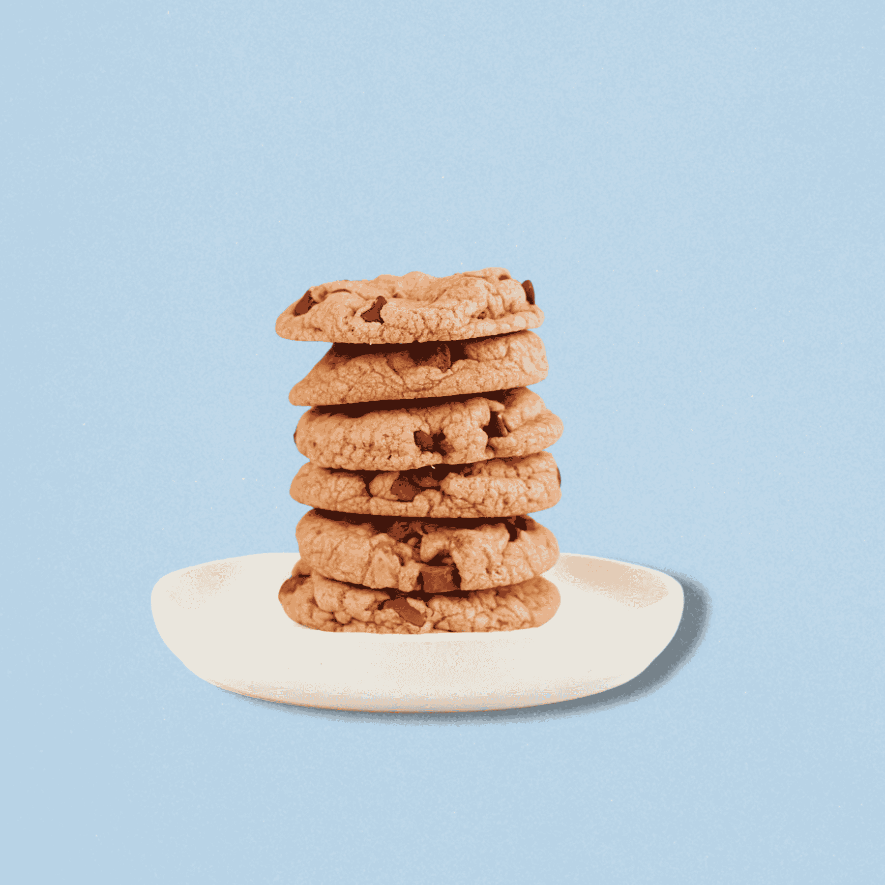 Biscoff Drops cookies stack of six cookies