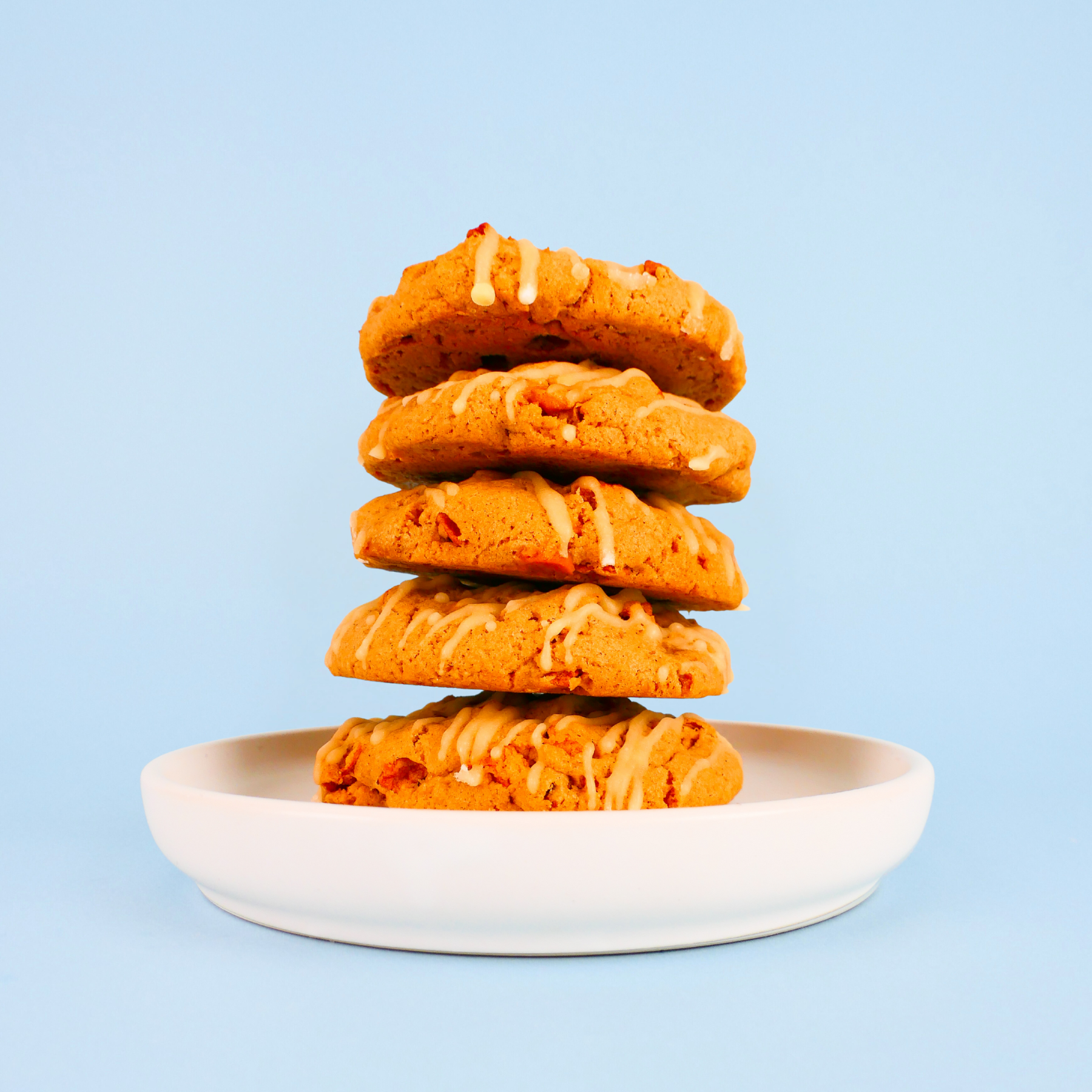 Caramel Apple Cake Cookies