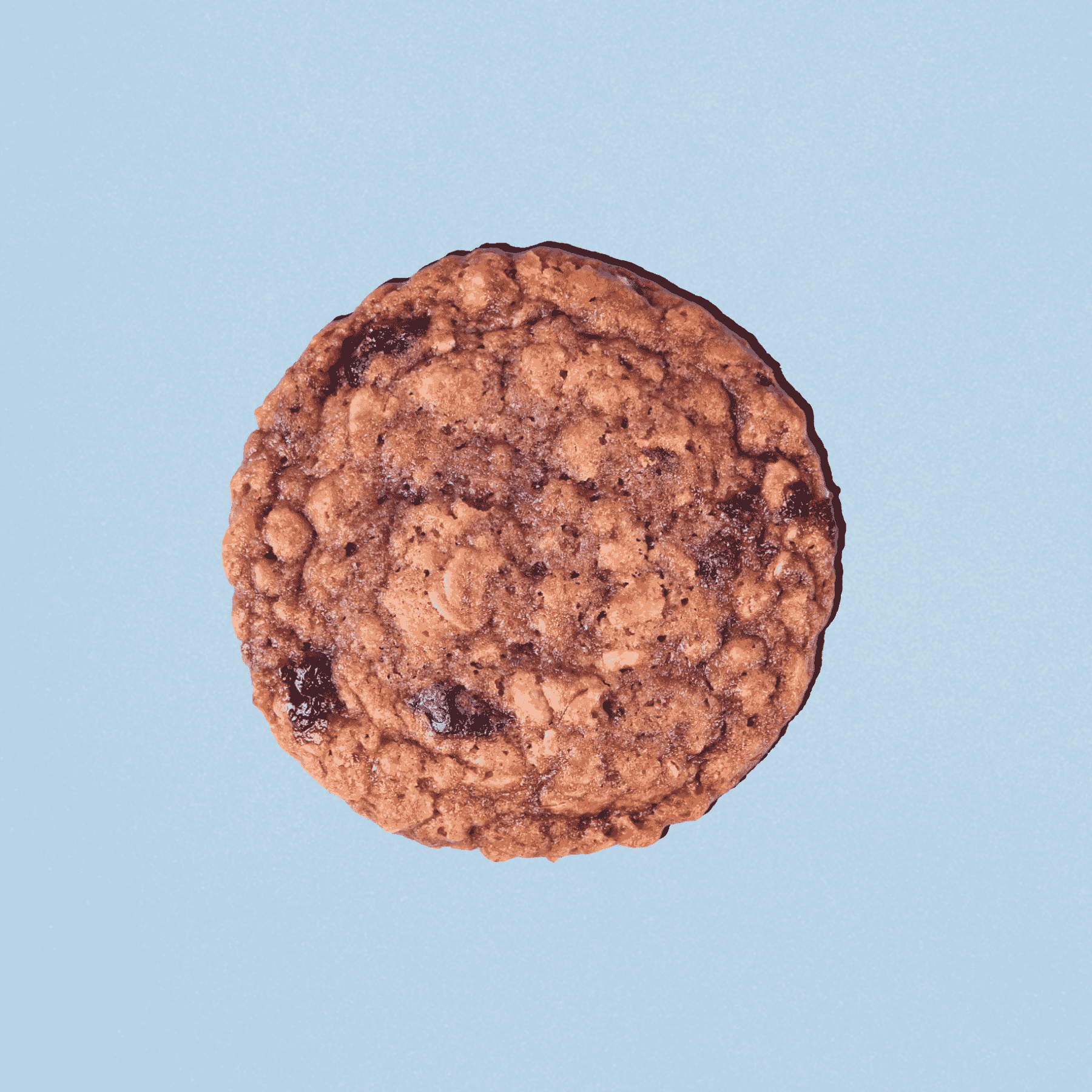 Cherry granola single cookie