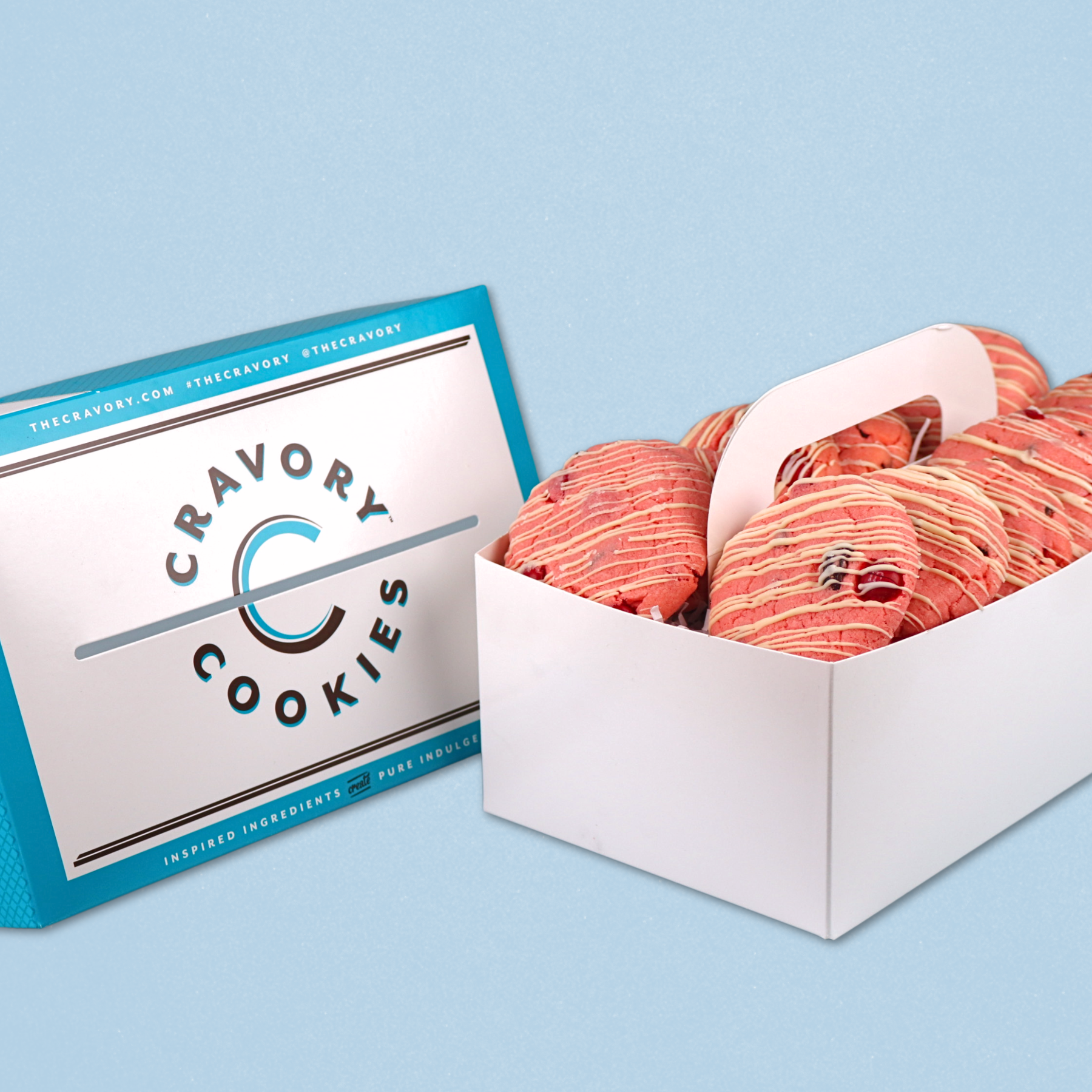 Strawberry Champagne - 4 Cookies