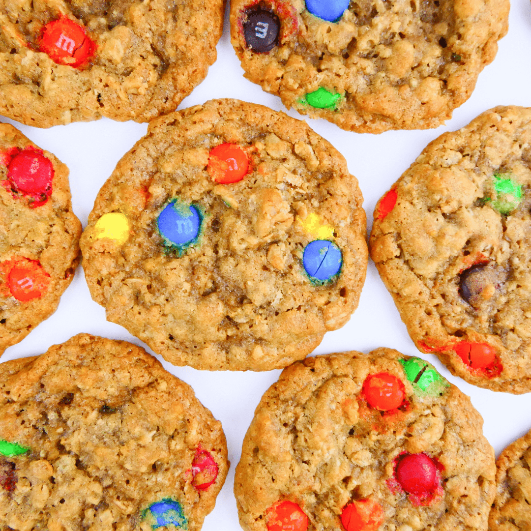 Oatmeal M&M Cookies overlay